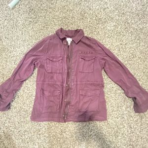⭐️Sonoma Plum Utility Jacket⭐️